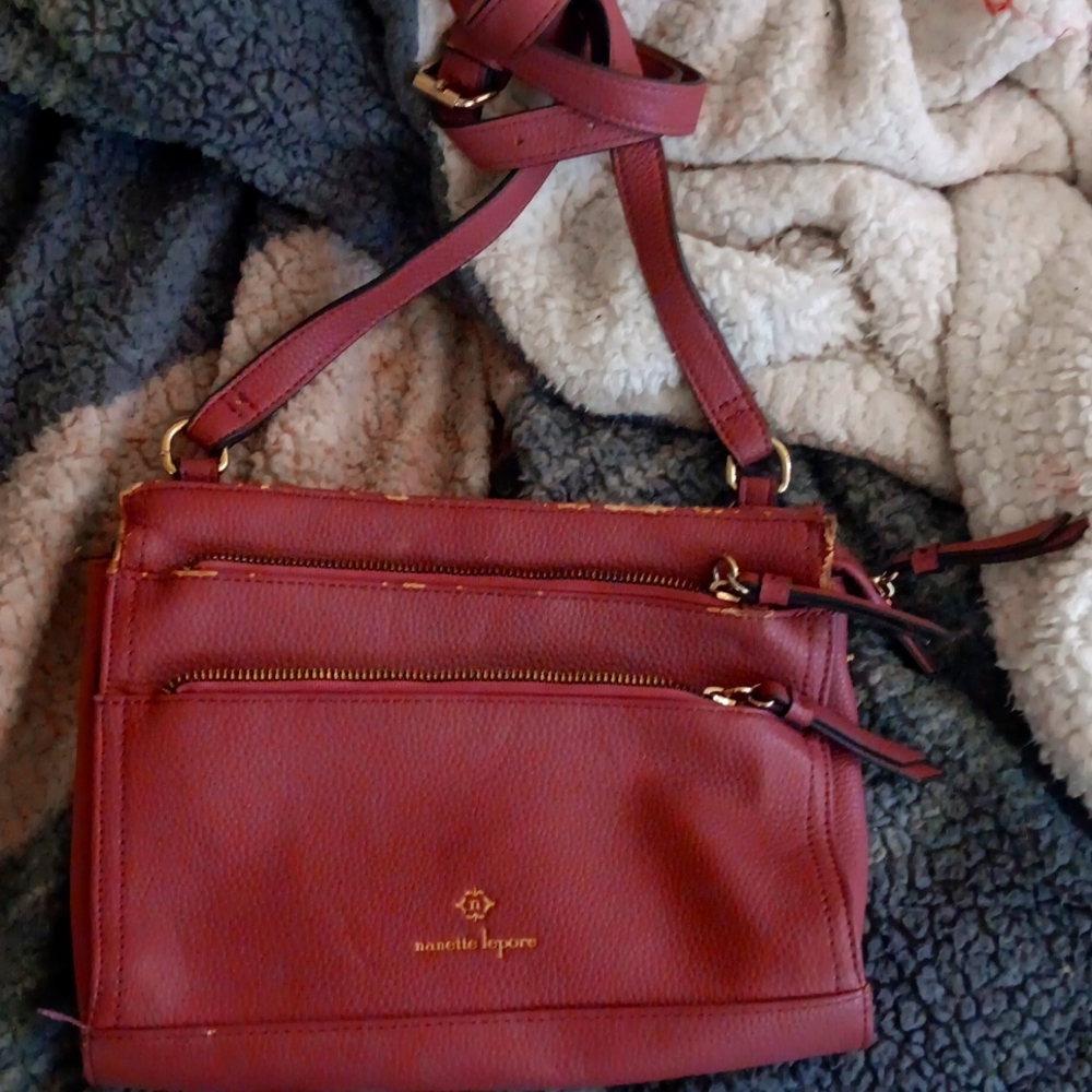 A purple ish bag
